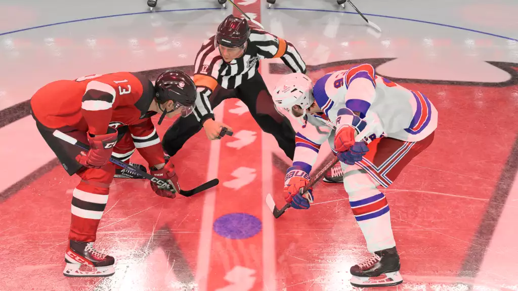 NHL 24 So gewinnen Sie Faceoffs