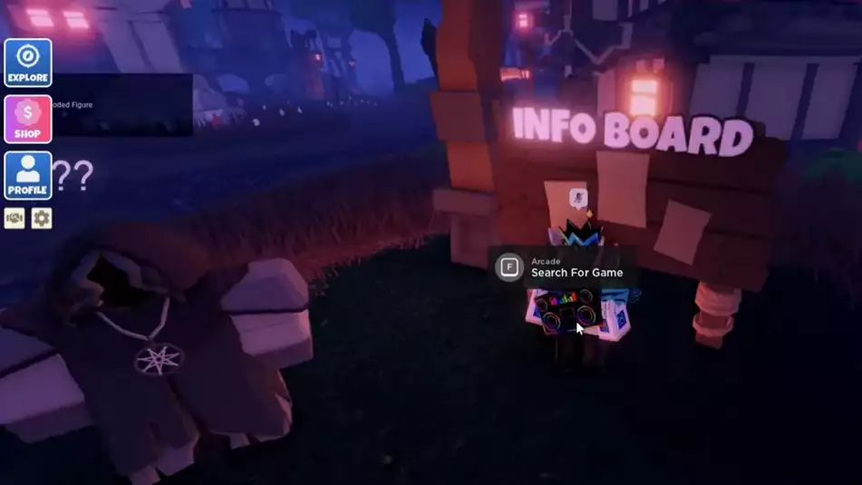 Infotafel Halloween-Event-Inseln in Roblox