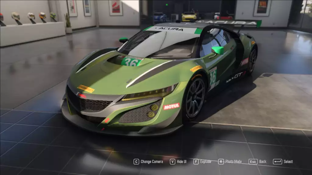 Forza Motorsport-Funktionen, Anleitung, Fotomodus, Verwendung, So finden Sie das Auto