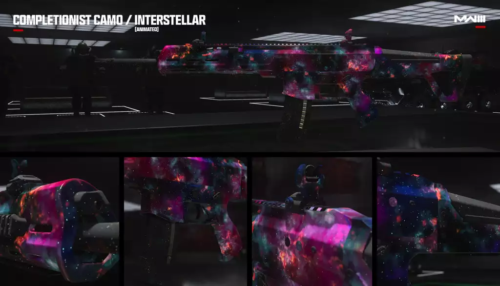 Interstellare Waffentarnung in Call of Duty: Modern Warfare 3.