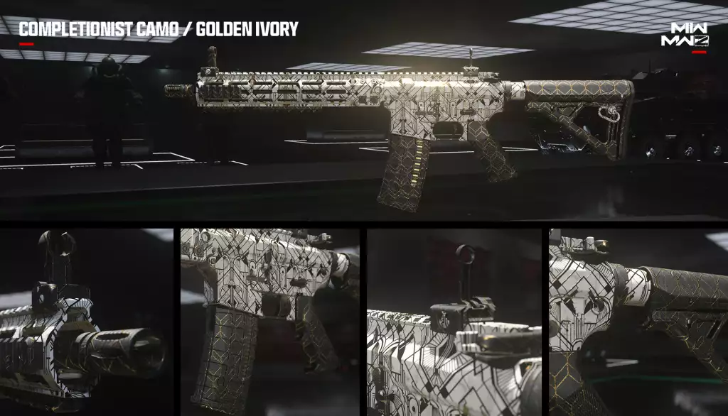 Goldene Elfenbein-Waffentarnung in Call of Duty: Modern Warfare 3. 