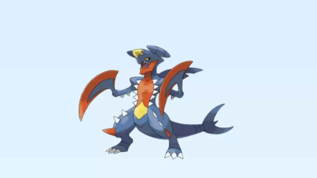 Glänzender Mega Garchomp Pokemon GO.