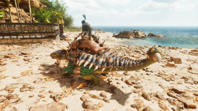 Ark Survival Ascended Ankylosaurus Verwendung als Kämpfer