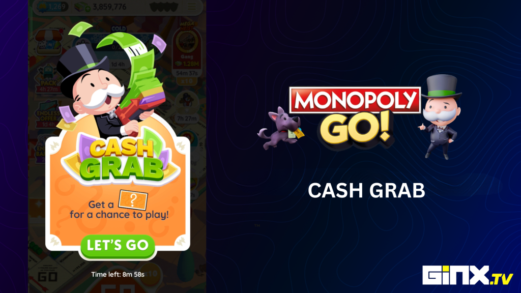 Cash Grab-Event in Monopoly Go. 
