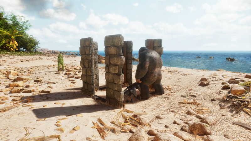 Ark Survival Ascended Gigantopithecus-Falle, wie man eine Aktivierungsfalle baut