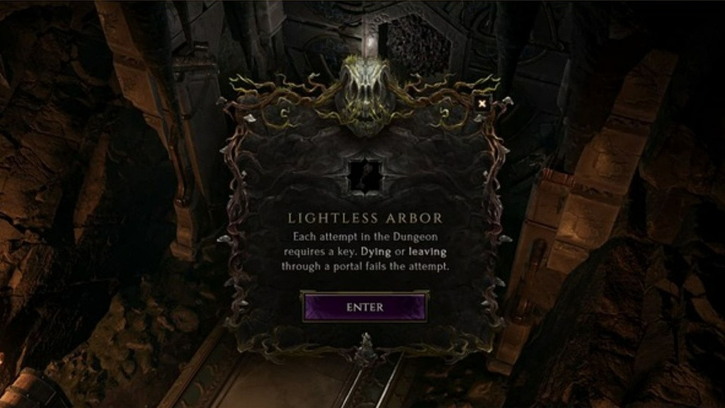 Last Epoch Lightless Arbor Dungeon-Standort freischalten