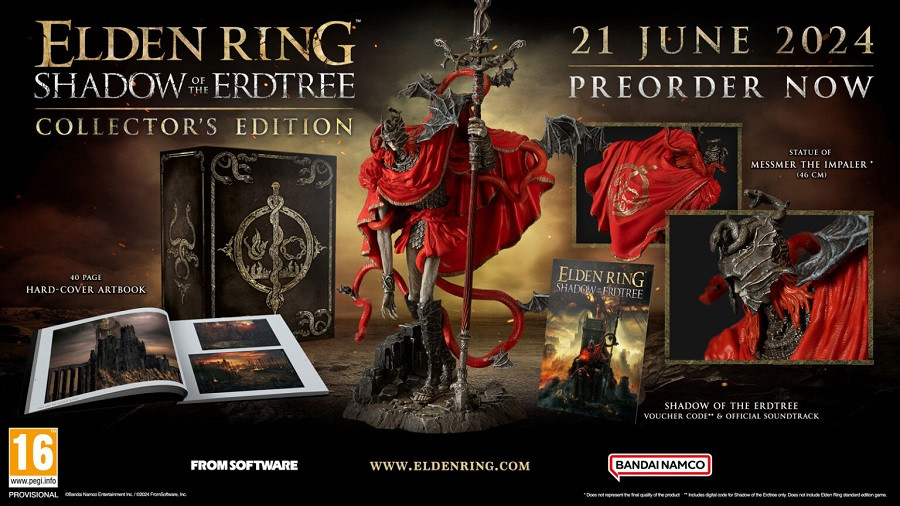 Preisinhalt der Elden Ring Shadow of the Erdtree Collector's Edition