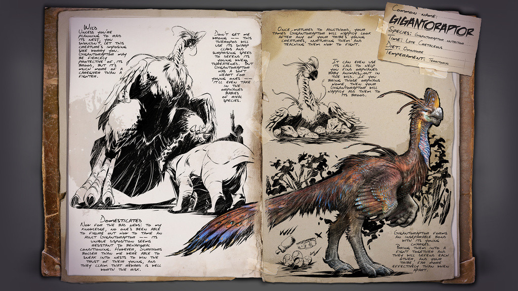 Derzeit gibt es in ARK Survival Ascended keine Möglichkeit, einen erwachsenen Gigantoraptor zu zähmen