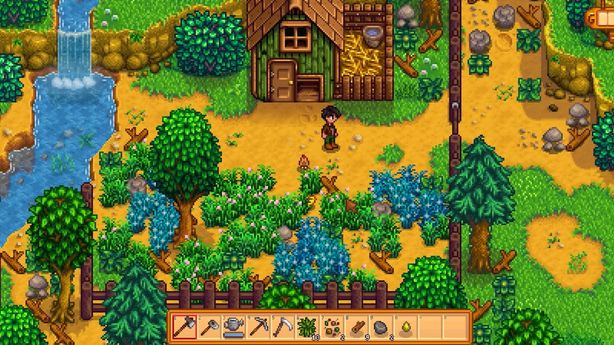 Stardew Valley Meadowlands Farm-Karte, erklärt