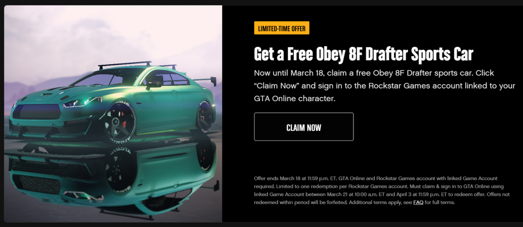 Gehorchen Sie dem Sportwagen 8F Drafter in GTA Online.