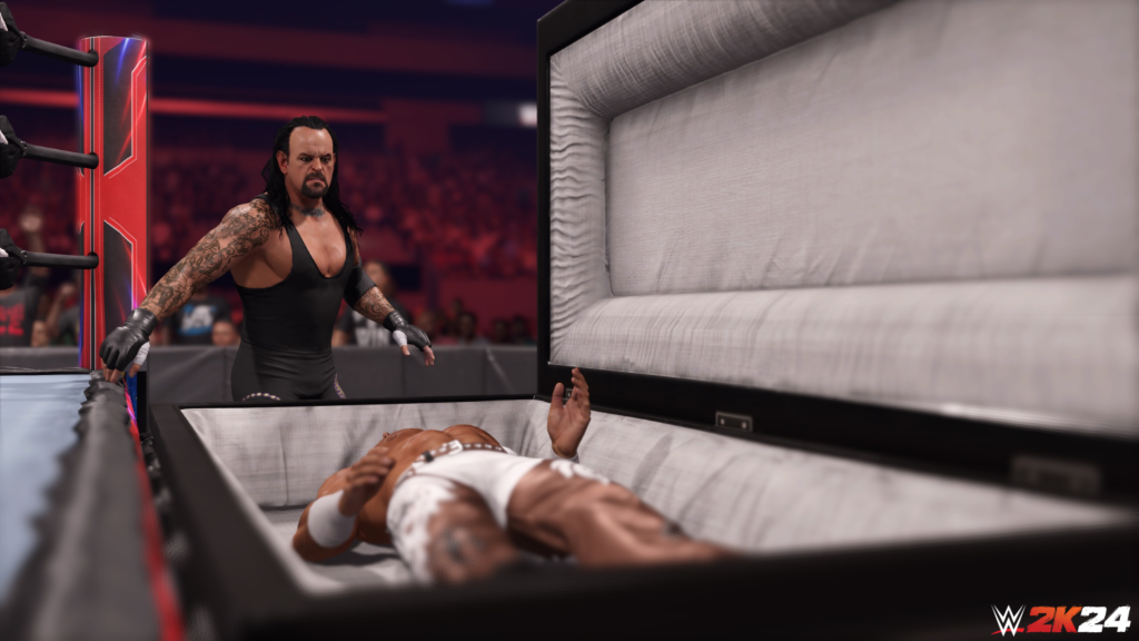 WWE 2K24 Undertaker vs. HBK Casket