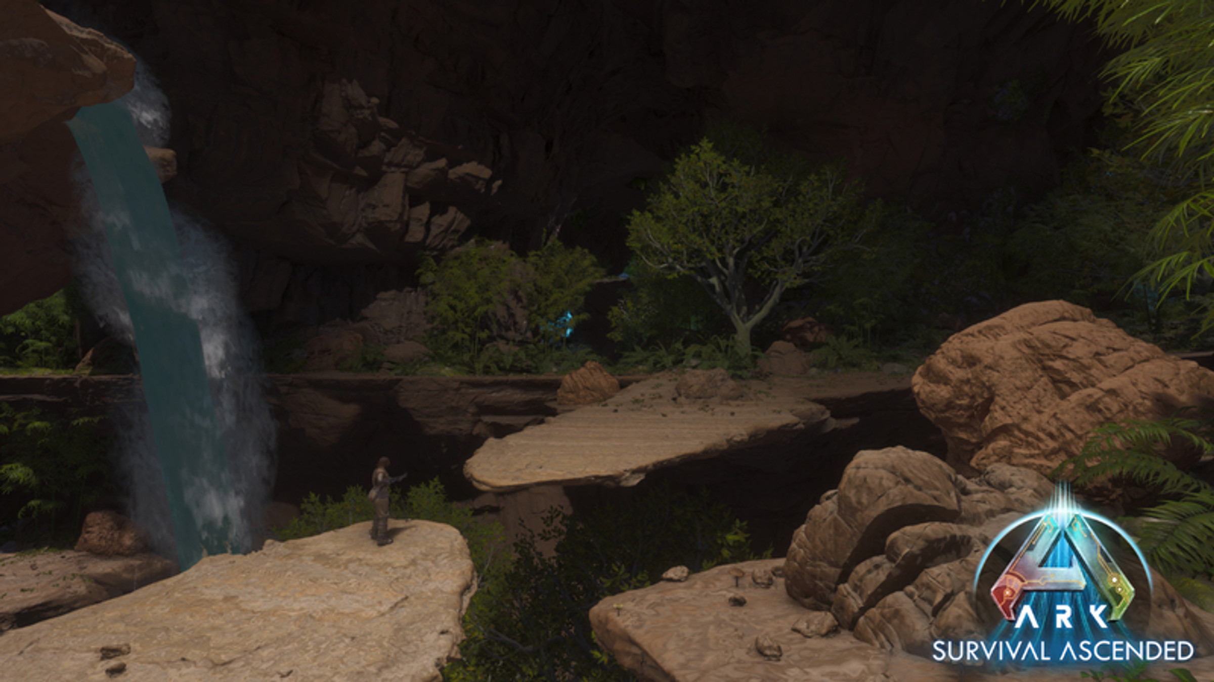 ARK Survival Ascended Oasis Biome Cave-Standort in Scorched Earth