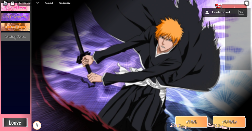 Rollen Sie das Substitute Shinigami-Banner, um Ichigo Kurosaki V2 zu erhalten. 