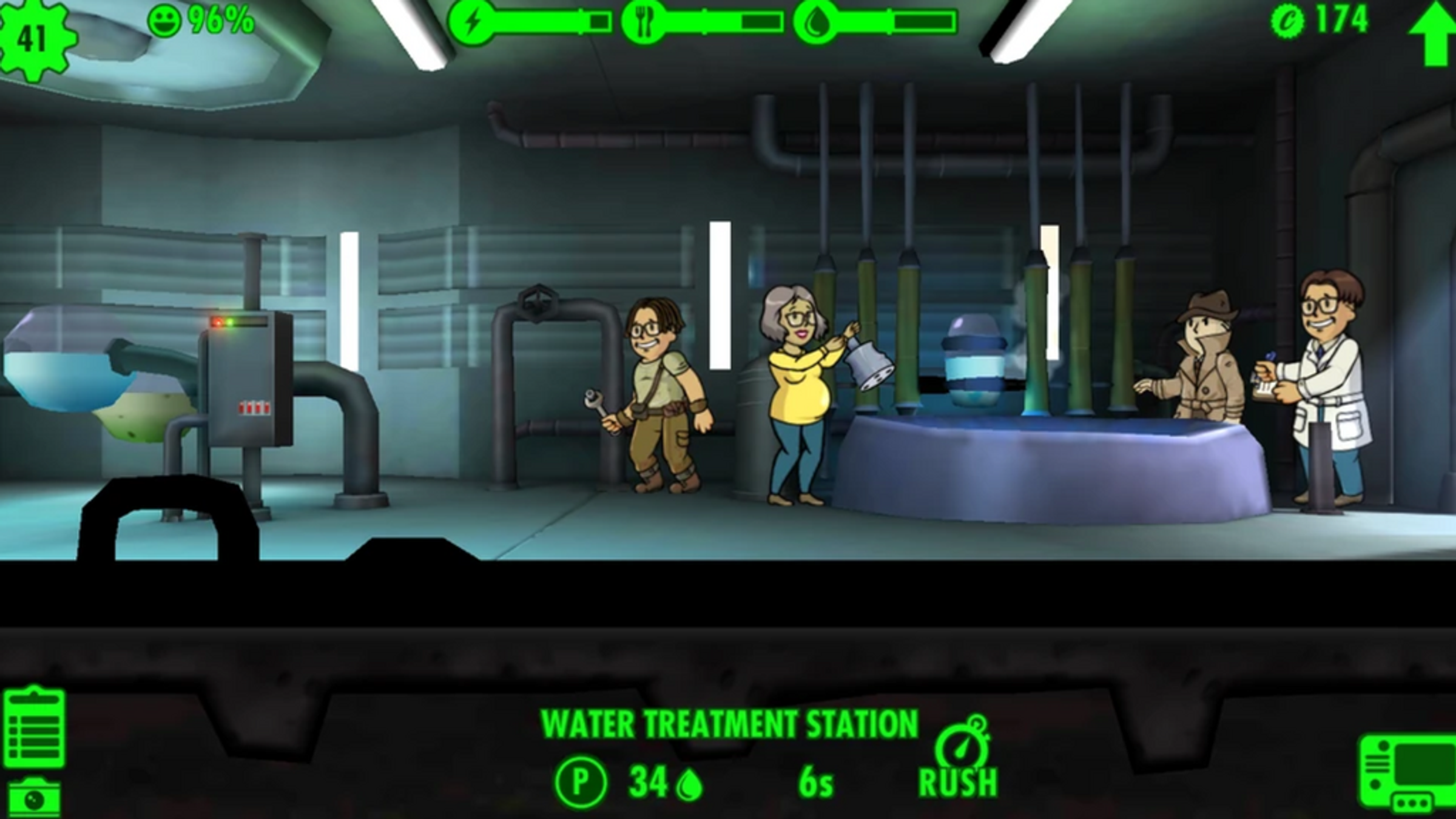 So verschieben Sie Räume im Fallout Shelter