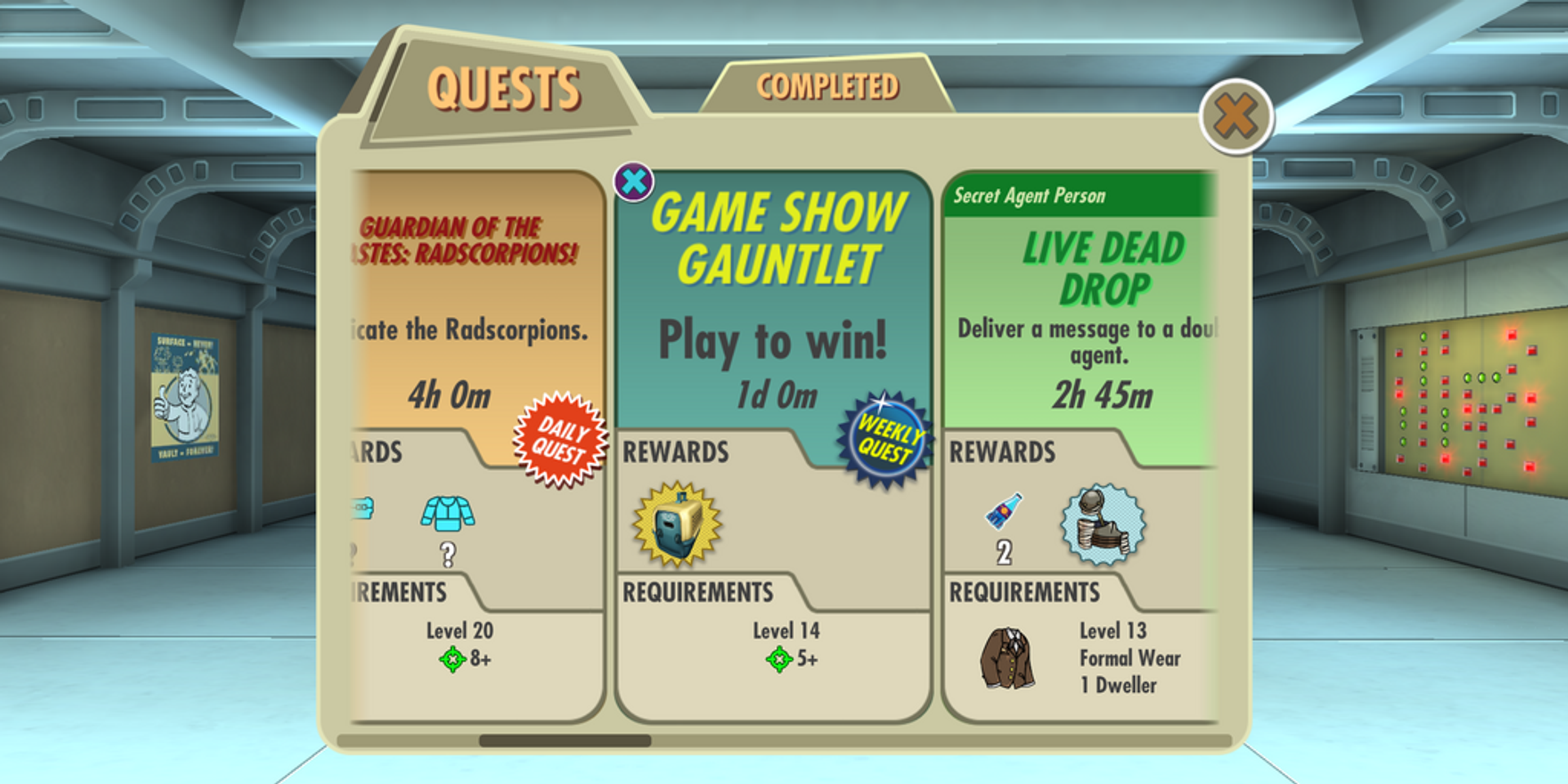 Alle Fallout Shelter Game Show Gauntlet-Antworten