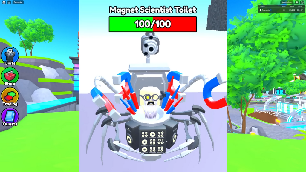 Magnetische Wissenschaftlertoilette in der Toilettenturmverteidigung.  (Bild: Telanthric)