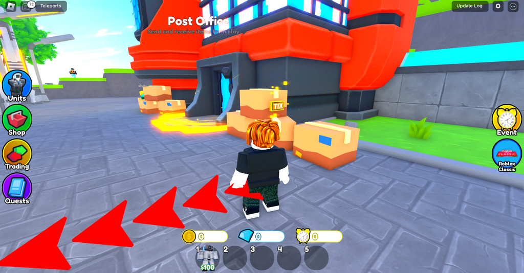 Tix 2-Standort in Roblox Toilet Tower Defense