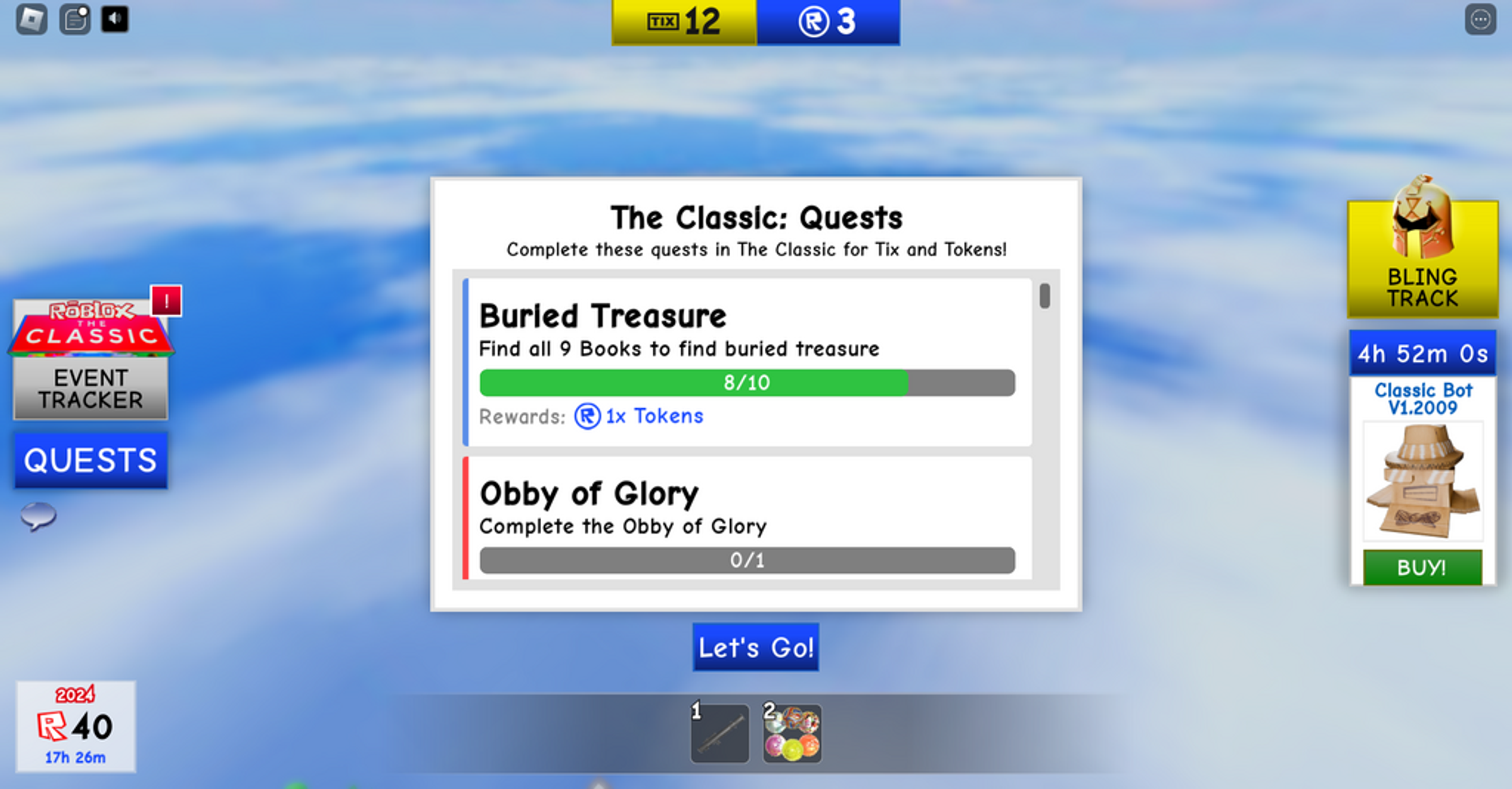 Alle Roblox The Classic Quests Tokens & Tix-Standorte