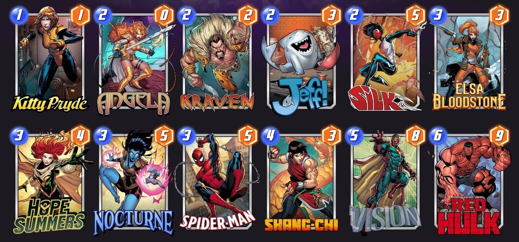 Beste Nocturne-Decks in Marvel Snap | Komponenten PC