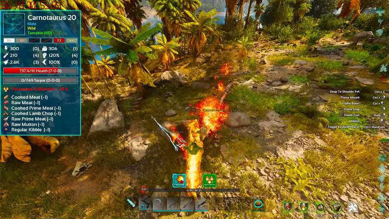 ARK Survival Ascended The Center Pyromane Wie man wieder entzündende Flammen zähmt