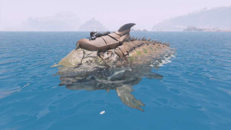   ARK Survival Ascended The Center Dunkleosteus zähmen