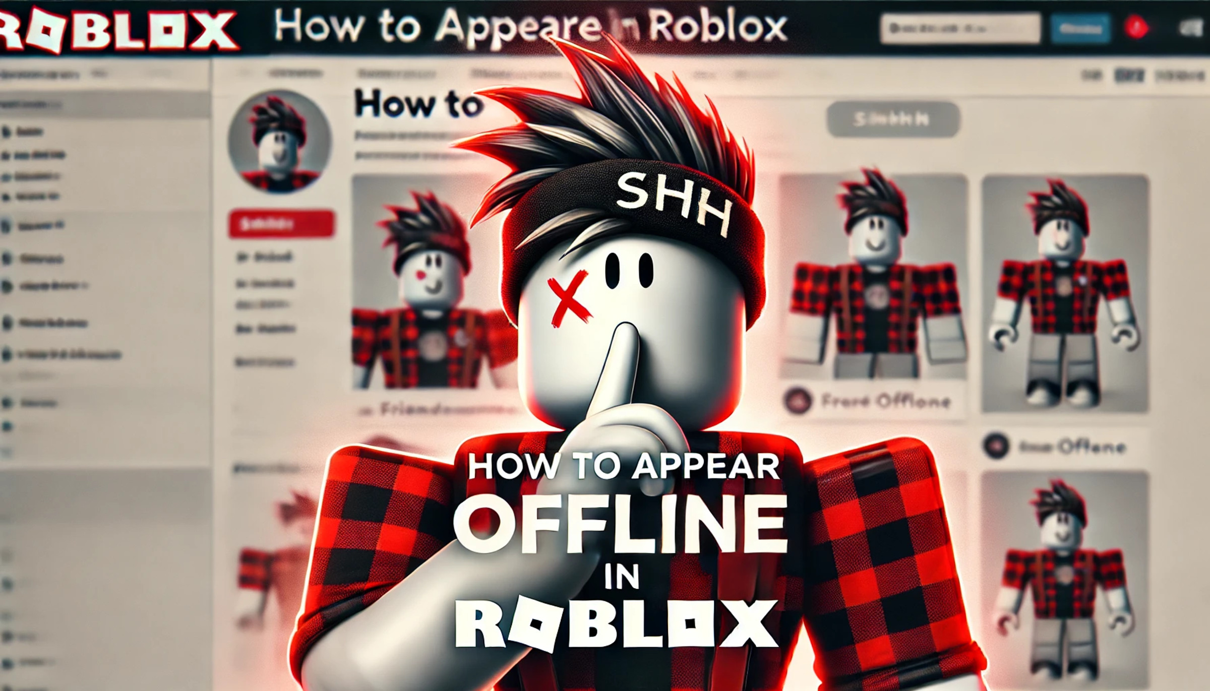 So erscheinen Sie auf Roblox offline (funktionierende Lösung)