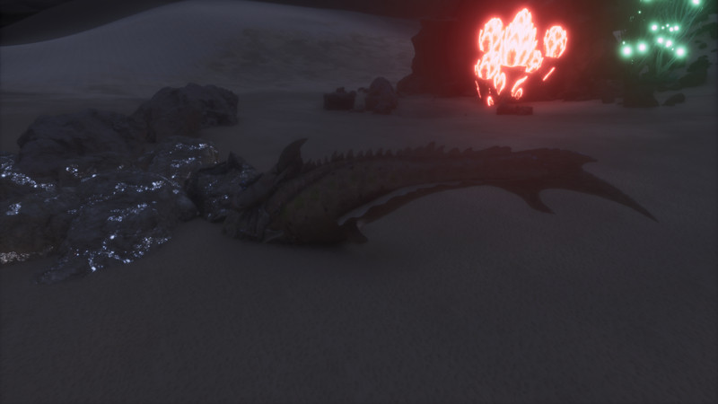   ARK Survival Ascended The Center Dunkleosteus verwendet