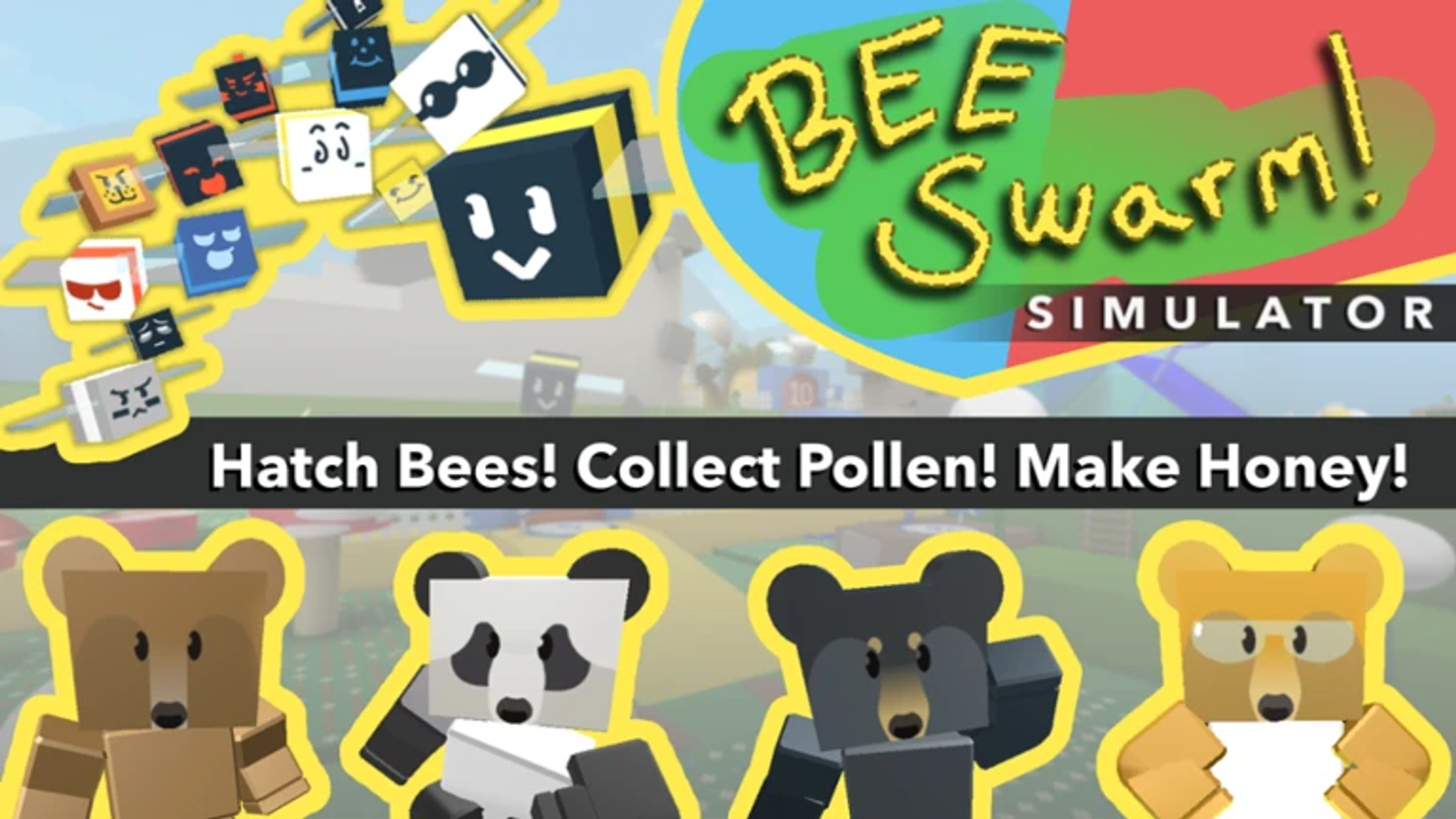 So bekommt man Beesmas-Lebkuchenbären im Bee Swarm Simulator