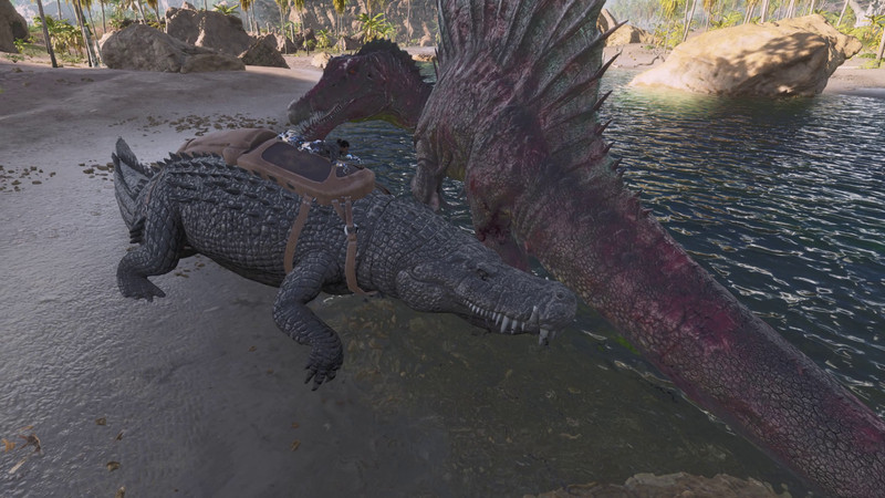 ARK Survival Ascended Deinosuchus Fähigkeiten 