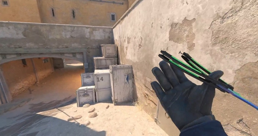 Dust2 Selbstschub Eine Site Kisten Laufsteg CT Spawn Karte ändern