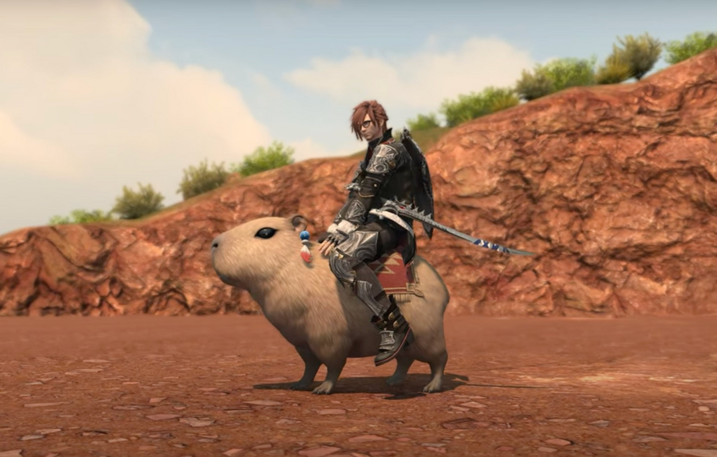 So erhalten Sie das Reittier Mehwapyarra (Capybara) in FFXIV: Dawntrail