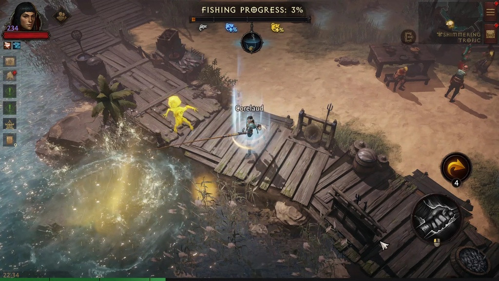 Diablo Immortal Fisher's Frenzy Eventdaten Ende Start Belohnungen Spielablauf So gewinnt man Fische Bestenlisten Gegenstände Jaderute