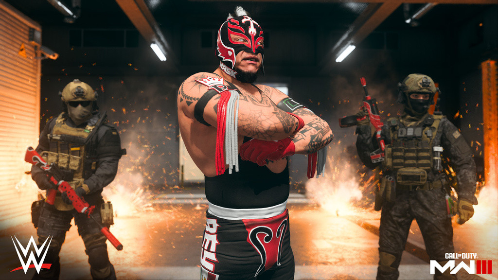 Der Rey Mysterio-Operator-Skin in MW3.