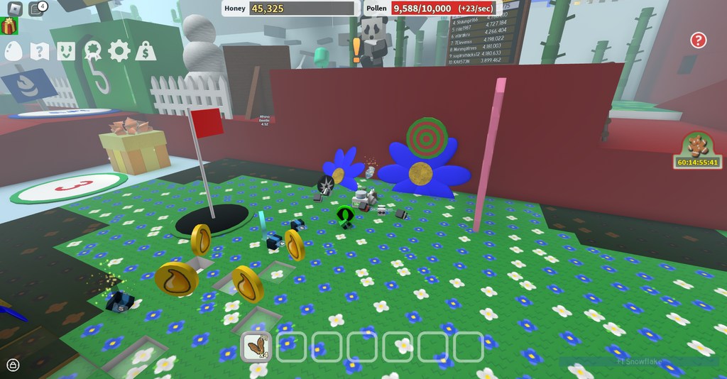 Shine #4 Standort im Roblox Bee Swarm Simulator Das Spiele-Event 2024