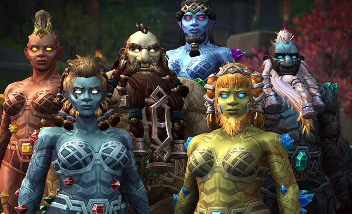 Alle Klassenkombinationen der irdenen Rasse in WoW The War Within