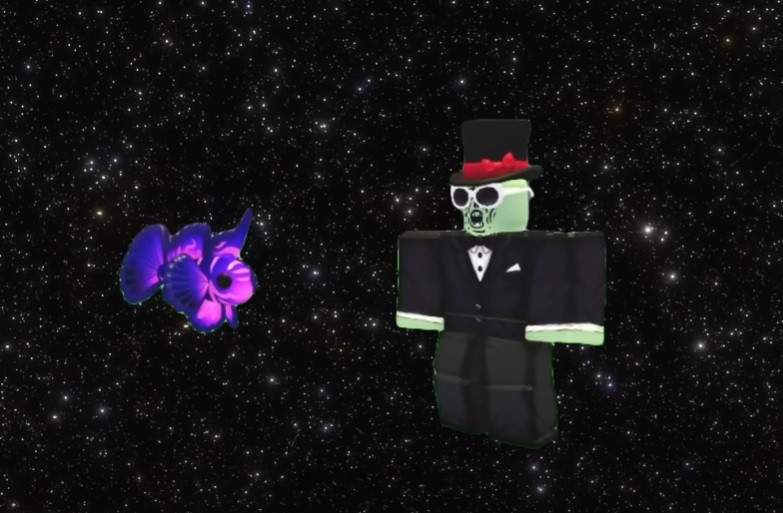 Adoptiere mich, Singularität, Fische, schalte frei, hol dir Weltraumfisch, glorreicher Roblox