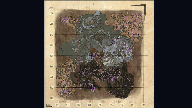 Standorte der Obsidian Aberration-Ressourcen