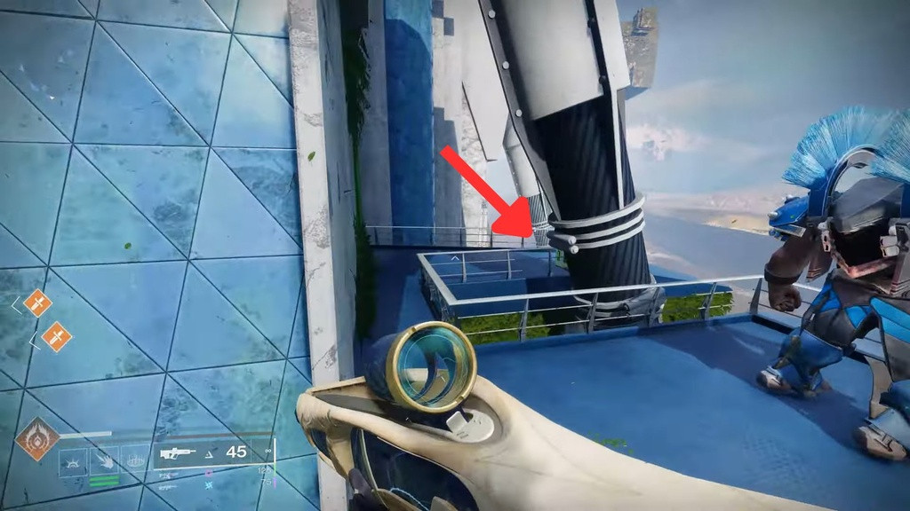 So erreichen Sie Caydes Versteck Nr. 1 in Destiny 2. (Bild: Esoterickk/GINX)