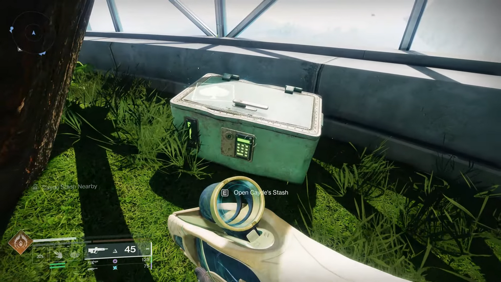 Standort von Caydes Versteck Nr. 5 in Destiny 2. 