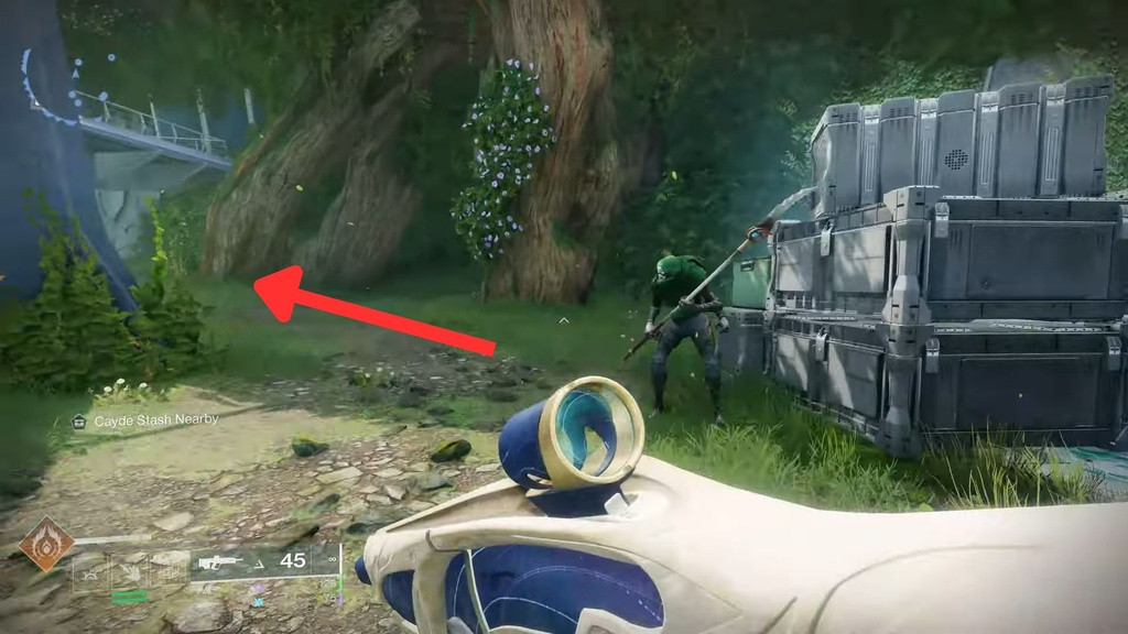 So erreichen Sie Caydes Versteck Nr. 4 in Destiny 2. (Bild: Esoterickk/GINX)