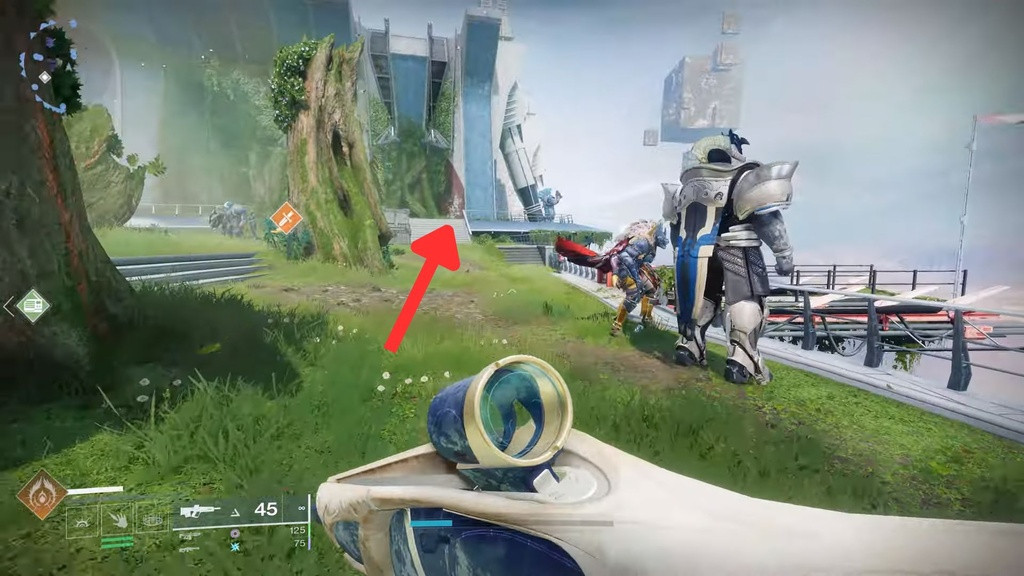 So erreichen Sie Caydes Versteck Nr. 1 in Destiny 2. (Bild: Esoterickk/GINX)