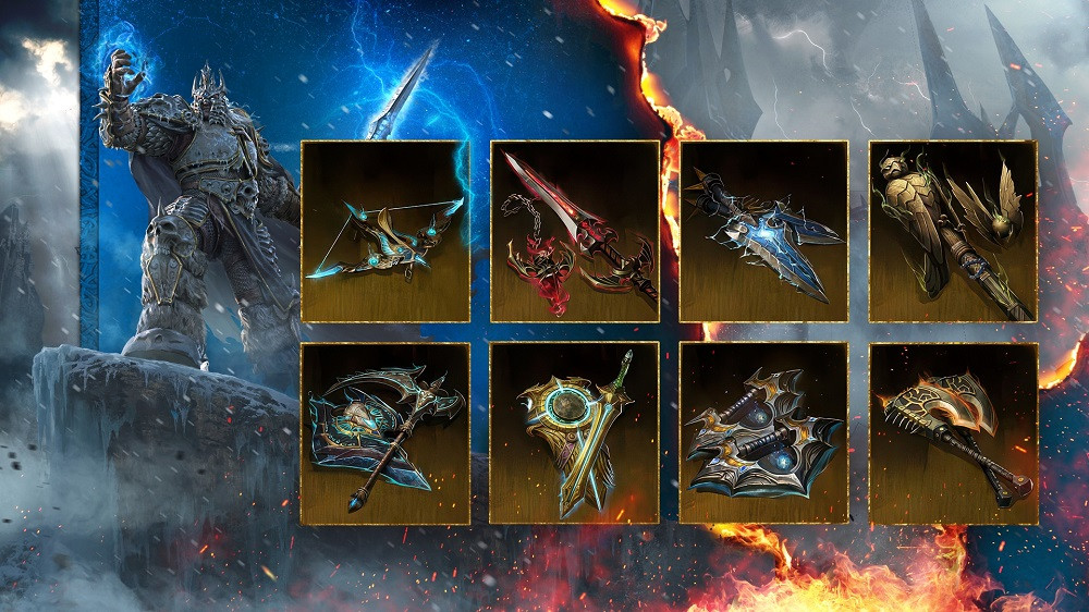 Diablo Immortal Eternal War Belohnungen Anmelden Kosmetika Gefrorene Segen Belohnungsspur Waffen Frostmourne Legendäre Wappen Wie man sie freischaltet