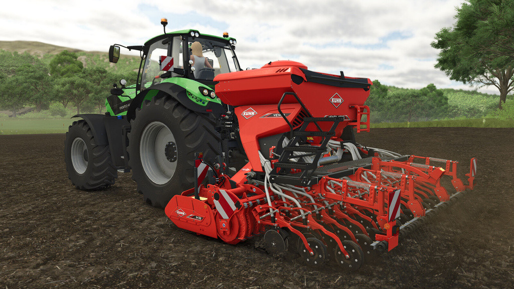 Kuhn HR 4040 + VENTA 4030 Mod für Landwirtschafts-Simulator 25.