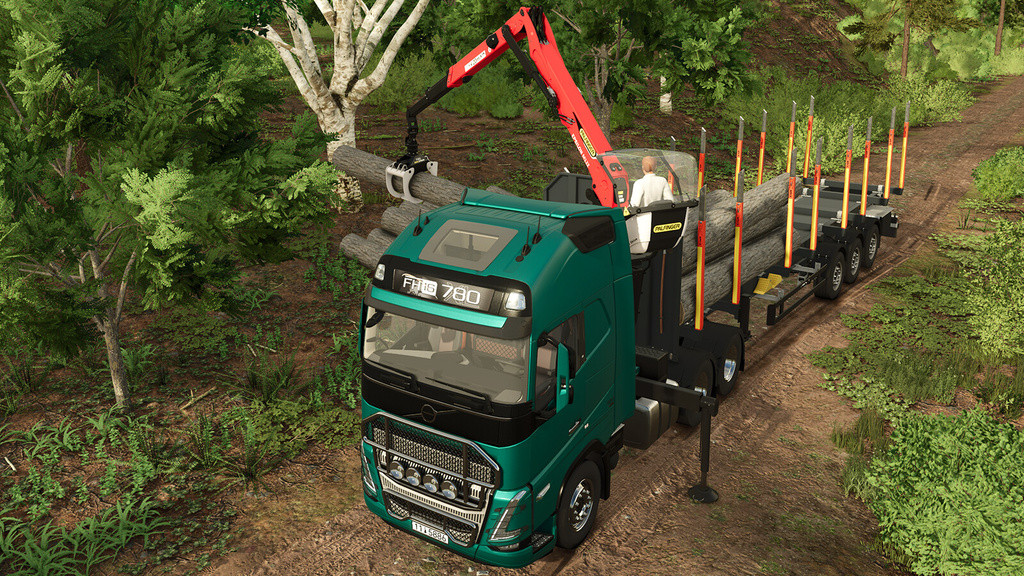 FH16 6×4 + PALFINGER EPSILON M12Z Mod für Landwirtschafts-Simulator 25.