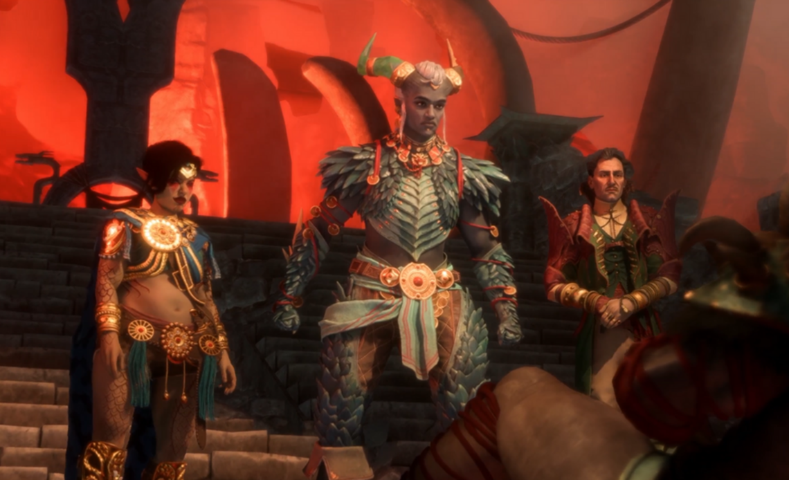 Sollte Taash sich in Dragon Age: The Veilguard für Rivaini oder Qunari entscheiden?