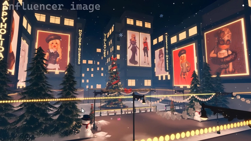 Dress to Impress Winter-Update-Lobby. (Bild: Dress to Impress)