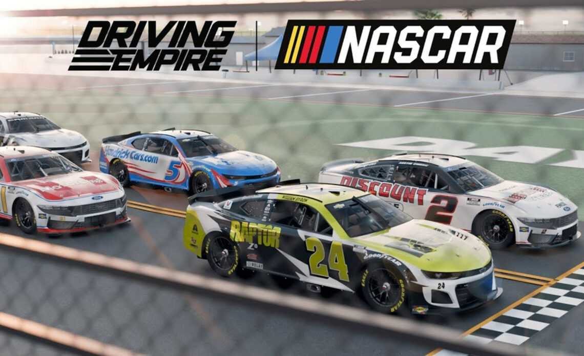 Alle 10 Trophäenstandorte im Fahr Empire NASCAR -Event