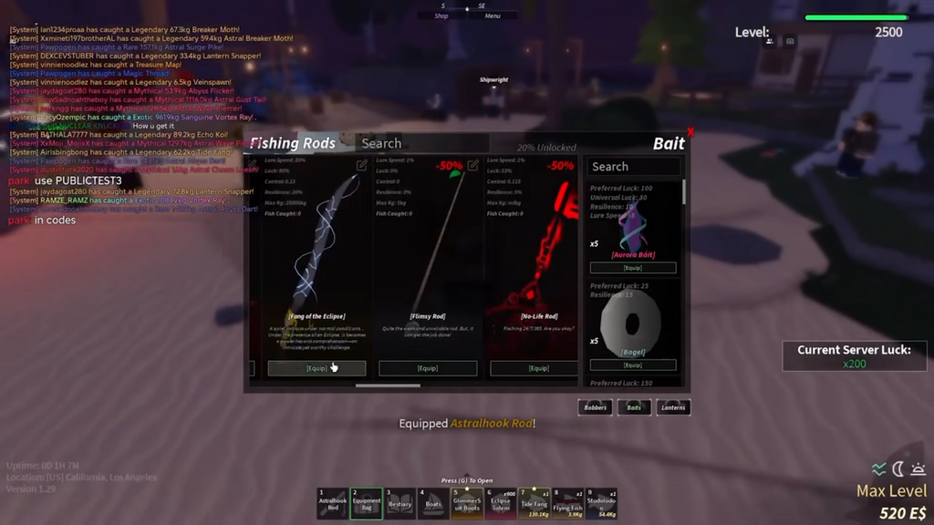 6815eb96551e9-Early-Update-Veröffentlichung in Roblox Fisch .. 4-3 Screenshot.png
