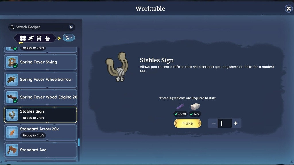 Palia_quests_up_the_hill_stables_sign_board_blueprint_worktable_singularity6.jpg