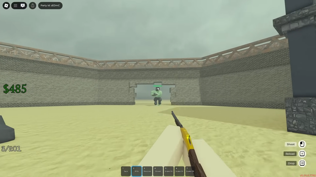 68442ADBC0863-Wie, um den neuen Goliath-Boss in Dead Rails 2-6 Screenshot zu schlagen.